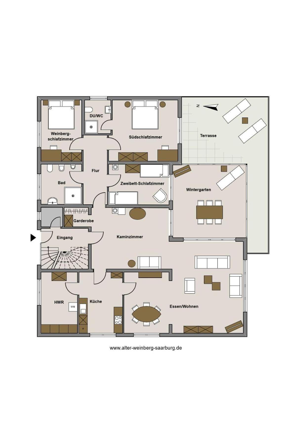 Ferienwohnung Alter Weinberg Саарбург Екстер'єр фото